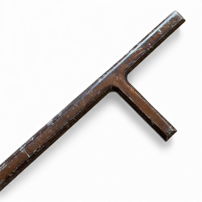 Wooden Tonfa - Romanian Army Military Surplus - Lacquered - In Good Condition