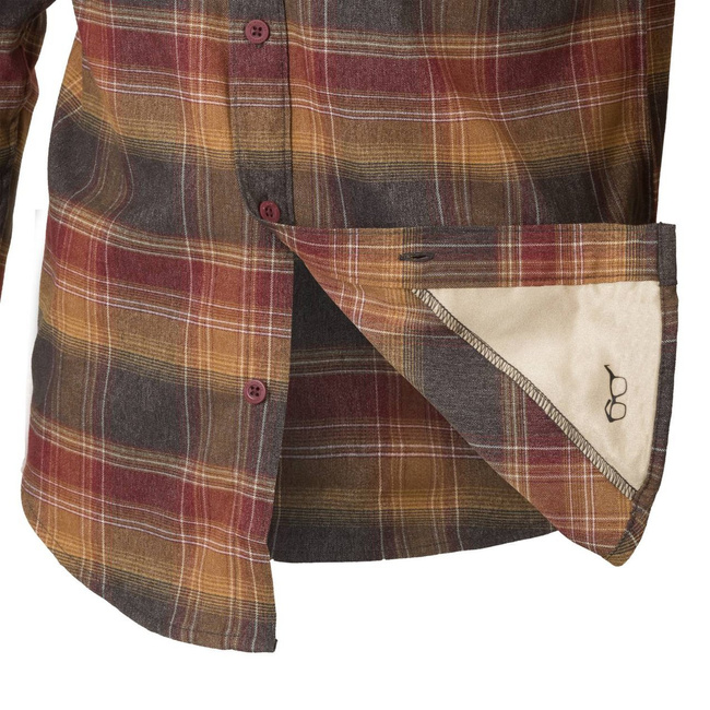GREYMAN SHIRT - GRAPHITE PLAID - HELIKON