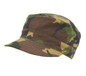 FIELD CAP - MILITARY SURPLUS FROM THE DUTCH ARMY - DPM CAMO - LIKE NEW
