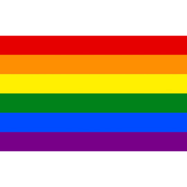 FLAG - 90 x 150 CM - RAINBOW - NEW