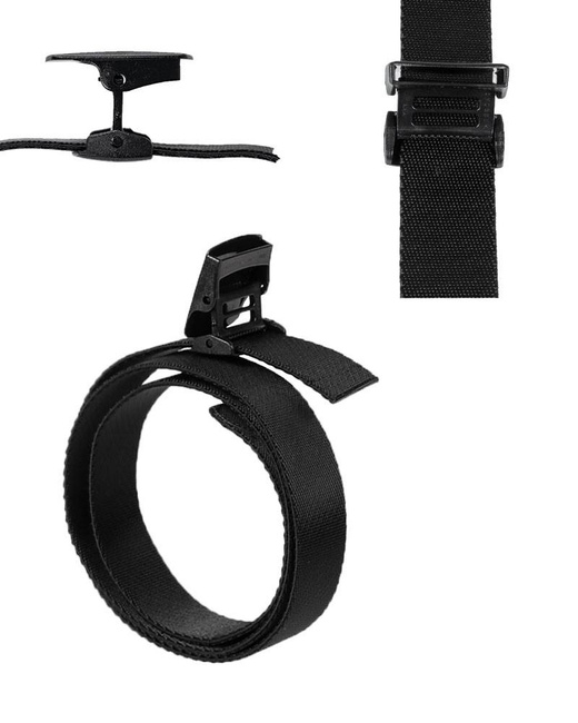 QUICK-RELEASE ELASTIC BELT - 38 MM - Mil-Tec® - BLACK