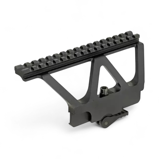 AK Scope Rail Mount - Black - M-ETAL
