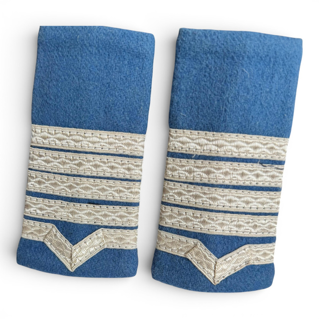 MILITARY MASTER RANKS, AVIATION - MILITARY MASTER CLASS I WITHOUT SIGN OF ARMS, BLUE CITY - MILITARY SURPLUS ROMANIAN ARMY - USED