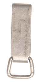 German Aluminum Belt Keeper Used