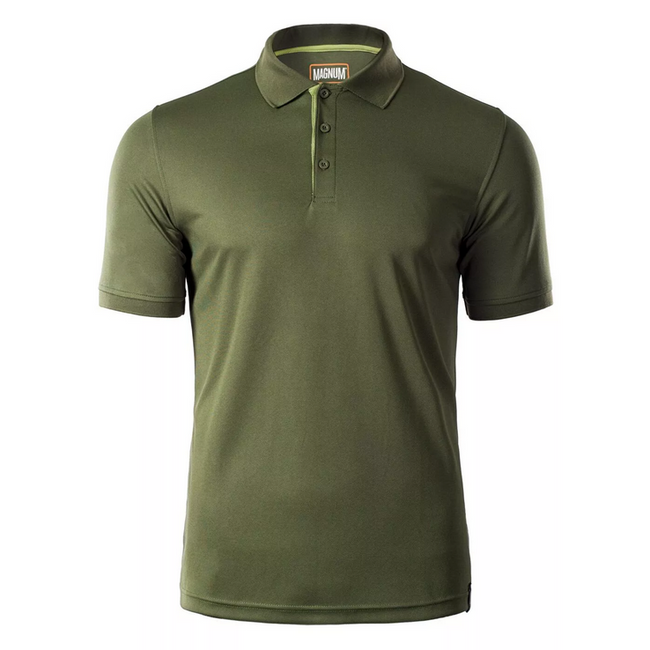 MAGNUM POLO T-SHIRT- OLIVE/WINTER PEAR