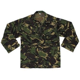 GB COMBAT JACKET - "LIGHTWEIGHT" - DPM CAMO - MILITARY SURPLUS - USED