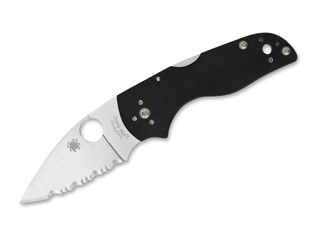 LIL NATIVE POCKET KNIFE - BLACK - SPYDERCO