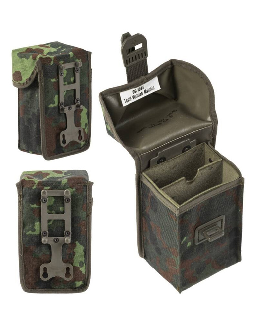 GERMAN G3 MAGAZINE POUCH WITHOUT ADAPTER - MIL-TEC - FLECKTARN