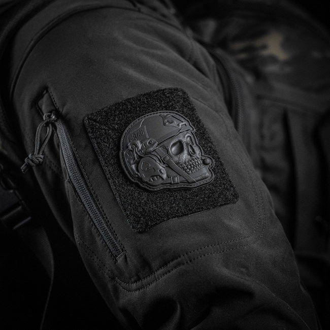 OPERATOR SKULL PATCH - 3D PVC - BLACK - M-TAC