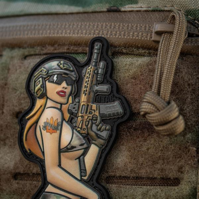 TACTICAL GIRL NR.4 PATCH - 3D PVC - MULTICOLOR - M-TAC