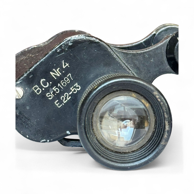 Vintage Military Binoculars with original case - I.O.R. 8x30 – B.C.N. 4 – Romanian Army Surplus – Cold War Era – Used