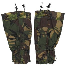 GB gaiters, dpm camo, used