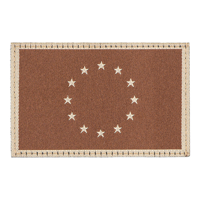 EU FLAG PATCH - 50 X 80 mm - BROWN - CLAWGEAR