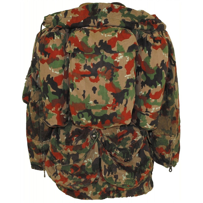 CH Field Parka, with hood, and backpack, tarn M 70, used