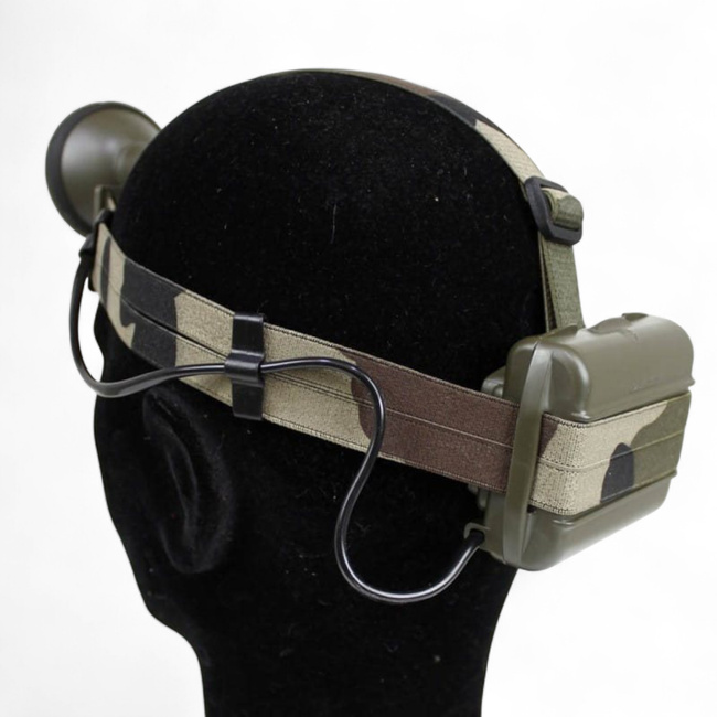 LAGO Headlamp - French Army Military Surplus - Olive Green/CCE Camo - Like New