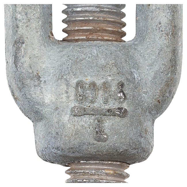 GALVANIZED TURNBUCKLE WITH HOOK - M14 - DANISH ARMY MILITARY SURPLUS - LIKE NEW
