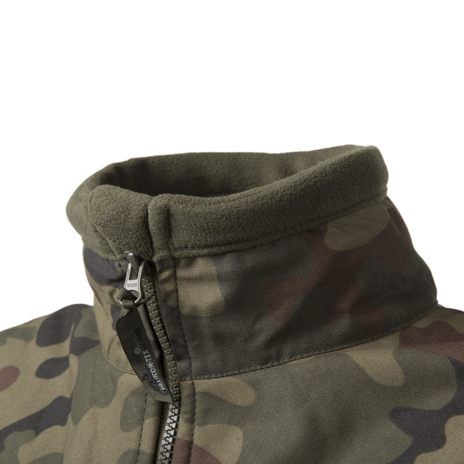FLEECE JACKET - POLISH INFANTRY - Helikon-Tex® - BLACK/PL WOODLAND