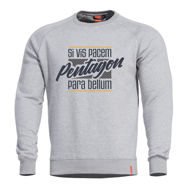 HAWK SWEATER - "PARA BELLUM" - Pentagon® - MELANGE