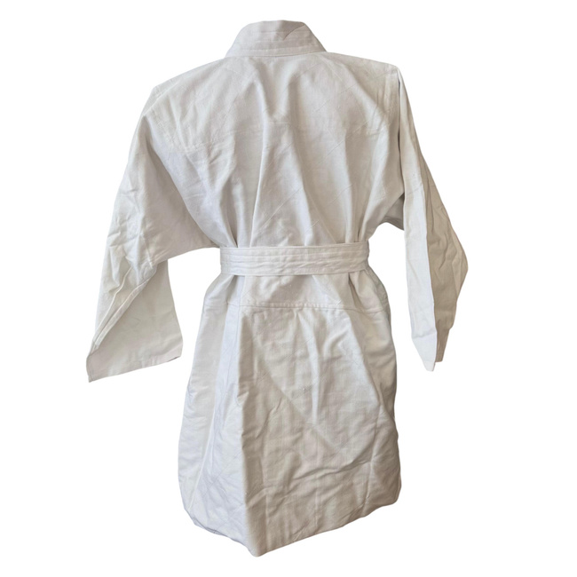 3 PIECE JUDO SUIT 100% COTTON - JACKET, PANTS, BELT - ROMANIAN ARMY MILITARY SURPLUS - LIKE NEW