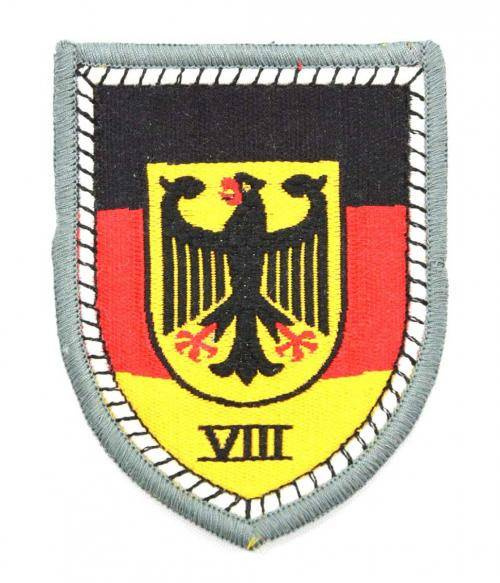 GENUINE GERMAN ARMY ASSOCIATION BADGE "WEHRBEREICHSKOMMANDO VIII"