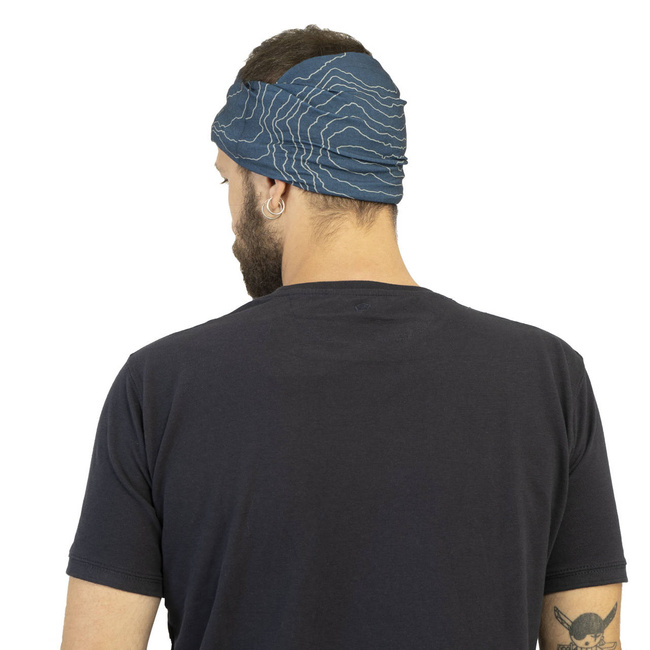 NECK GAITER - SKIRON TOPOGRAPHIC MAP - Pentagon - RAF BLUE