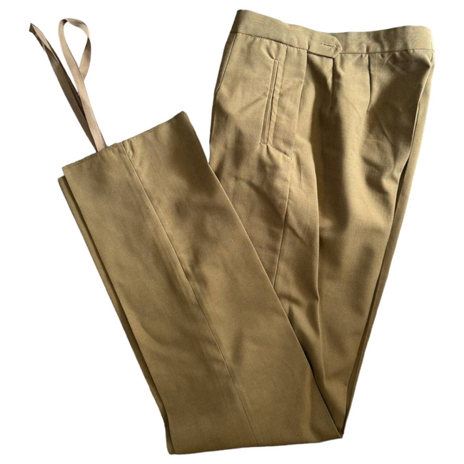 LADIES NON-COMMISSIONED OFFICERS SUIT WITH SKIRT AND TROUSERS - MILITARY SURPLUS ROMANIAN ARMY - OD GREEN - LIKE NEW