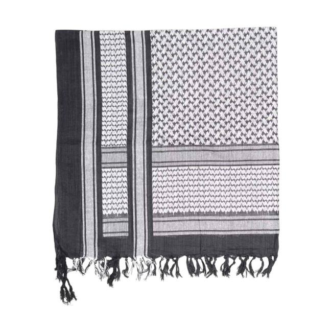 SCARF SHEMAGH - BLACK/WHITE