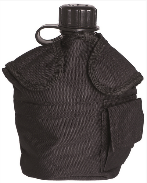 MOLLE POUCH FOR US STYLE CANTEEN - Mil-Tec - BLACK