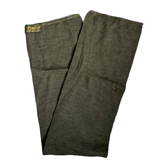 WOOL SCARF -1960 - GREEN OD - MILITARY SURPLUS ROMANIAN ARMY - IN GOOD CONDITION