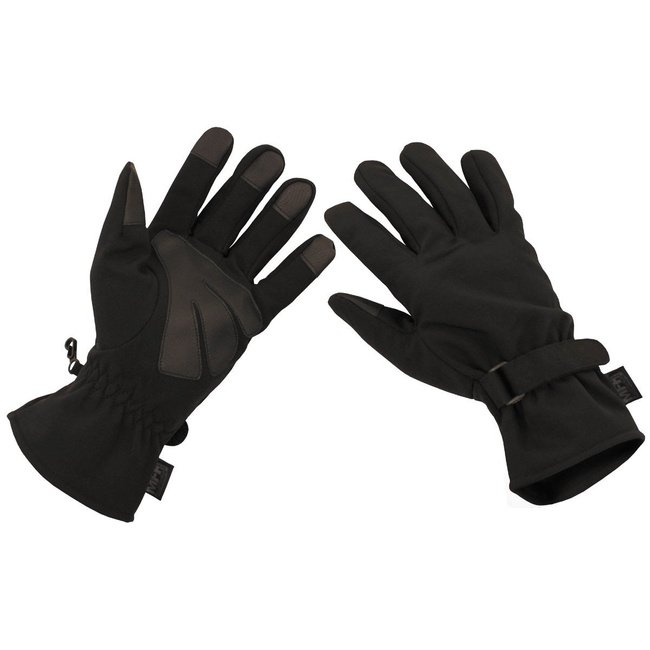 Gloves, Softshell, black