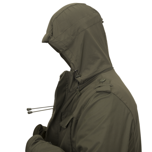 COVERT M-65 JACKET - TAIGA GREEN/ BLACK - HELIKON