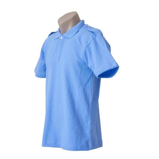 Polo T-Shirt, Light Blue Gendarmerie, ANP