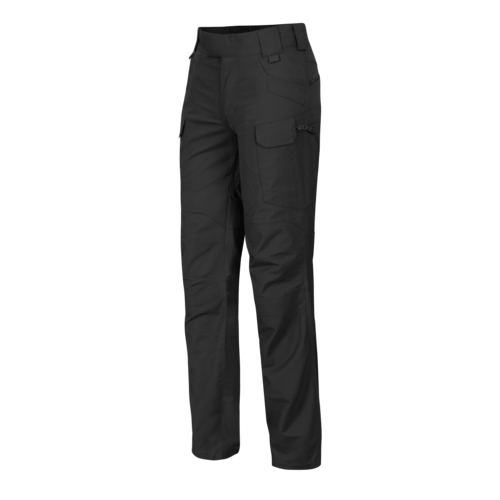 WOMEN'S URBAN TACTICAL PANTS -  UTP Resized  - POLYCOTTON RIPSTOP - Helikon-Tex - BLACK - LENGTH 30 inch