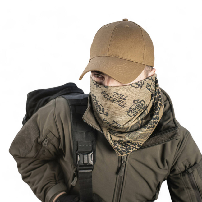SHEMAGH SCARF - TIL VALHALL - COYOTE/BLACK - M-TAC