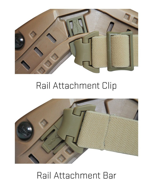 ARC Rail Attachment Clip & Bar Set for RAS, Black