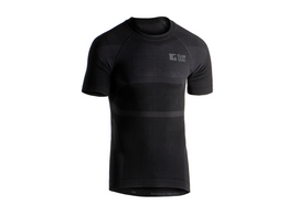 MERINO SHORT SLEEVE SEAMLESS SHIRT - BLACK