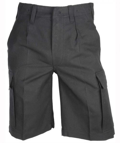 SHORT PANTS GENUINE GERMAN ARMY MOLESKIN BLACK