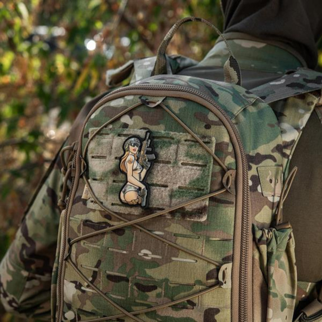 TACTICAL GIRL NR.4 PATCH - 3D PVC - MULTICOLOR - M-TAC
