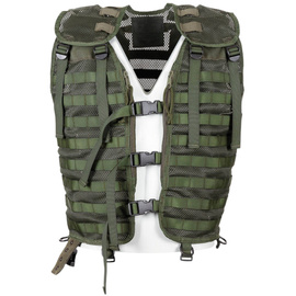 TACTICAL ADJUSTABLE VEST - MILITARY SURPLUS DUTCH ARMY - GREEN OD - LIKE NEW