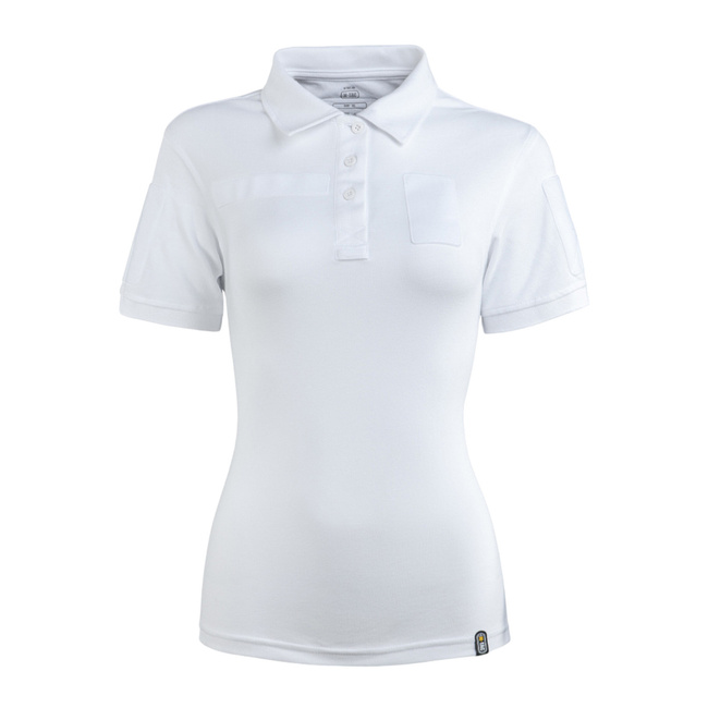 WOMEN'S TACTICAL POLO T-SHIRT - POLO-SHIRT 65/35 LADY - WHITE - M-TAC