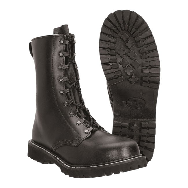 PARA LEATHER BOOTS WITH TOE CAP