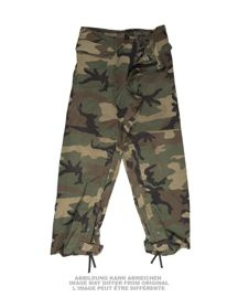 US WOODLAND VINYL RAIN PANTS USED