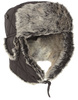 WINTER CAP WITH FAUX-FUR - Mil-Tec - BLACK