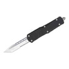 AUTOMATIC KNIFE LARGE BLACK FS-X TANTO SERRATED - COBRATEC