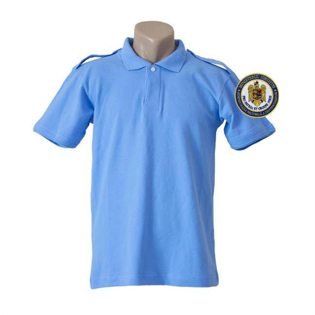 SHORT-SLEEVED POLO SHIRT - EPAULETTES WITH A.N.P. INSIGNIA - PENITENTIARY
