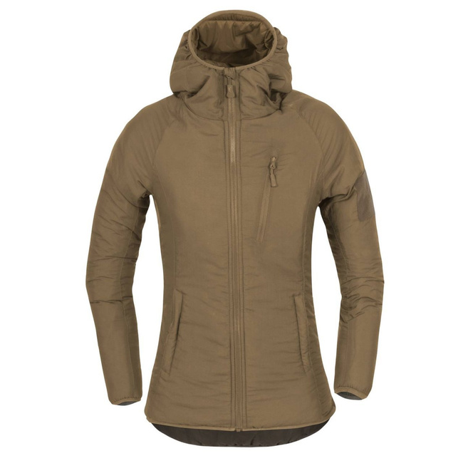 HOODED JACKET FOR WOMEN - WOLFHOUND® - Climashield® Apex™ - Helikon-Tex® - COYOTE