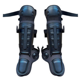 PAIR OF SHIN AND KNEE PROTECTORS - ANTI PROTEST - BLACK - LECTER TACTICAL
