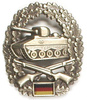 Metal beret badge, authentic German army PANZERGRENADIER
