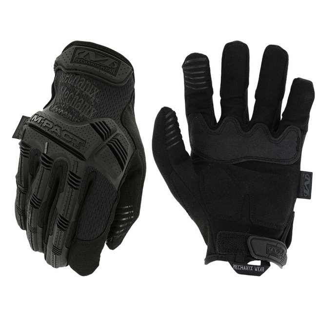 M-PACT BLACK/BLACK GLOVES - MECHANIX WEAR