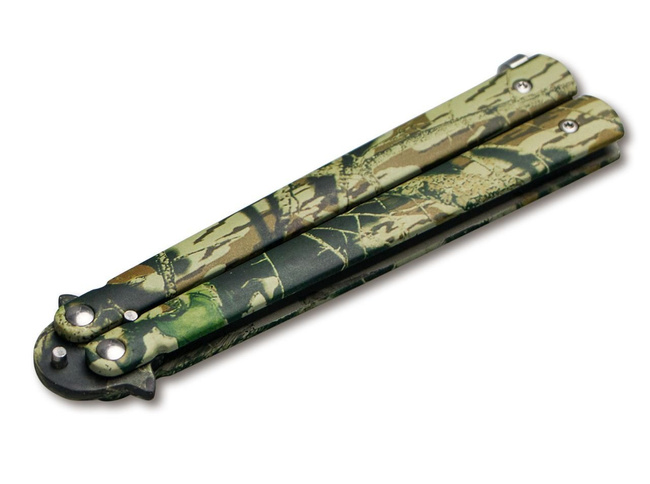POCKET KNIFE BALISONG CAMO - MAGNUM